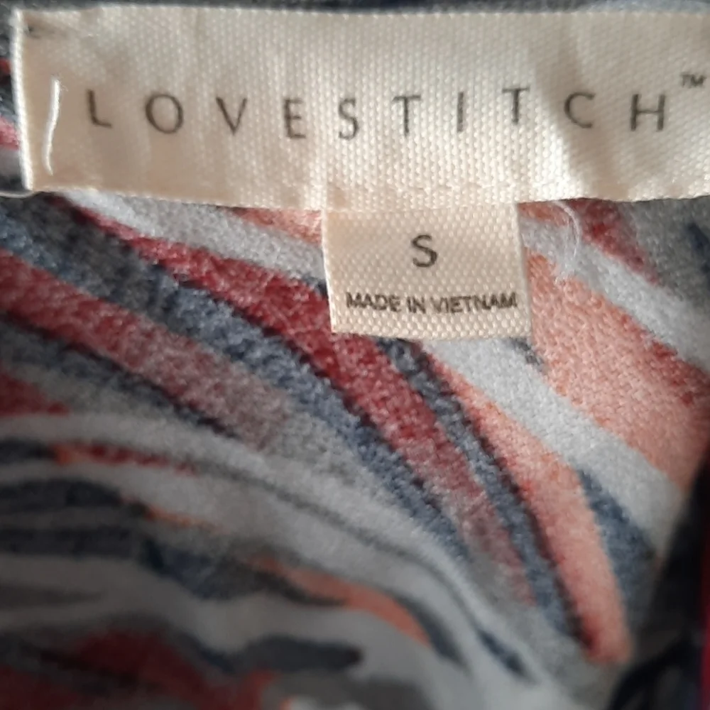 Lovestitch Strappy Tassel back Tropical Tank - Picture 9 of 9